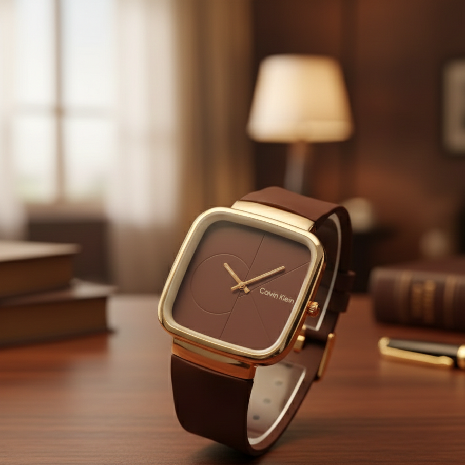 Calvin Klein Men’s Watch | Square Dial Elegant Black Timepiece - Image 5