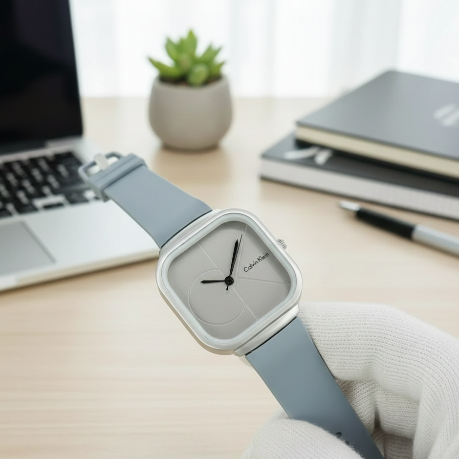 Calvin Klein Men’s Watch | Square Dial Elegant Black Timepiece - Image 2