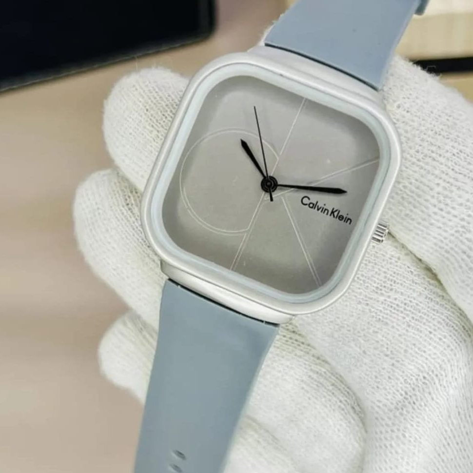 Calvin Klein Men’s Watch | Square Dial Elegant Black Timepiece