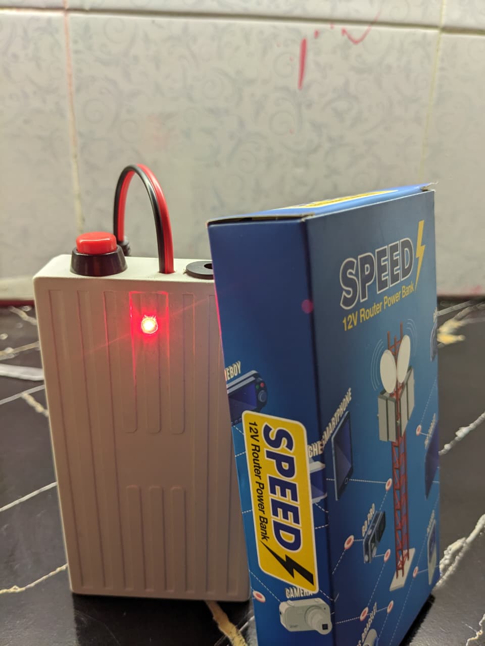 Speed 12V Router Power Bank – Mini UPS Backup Battery for WiFi Router - 20,000 mAh - Image 3
