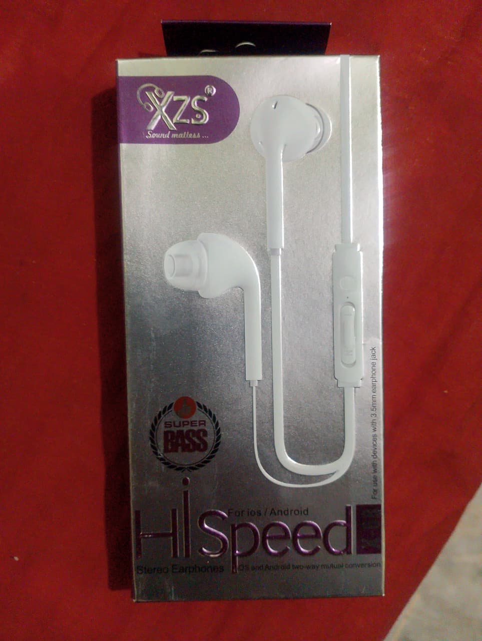 Handsfree X68 Hi-Speed Stereo Earphones with Mic | Super Bass Wired 3.5mm Jack for Mobile, Laptop & Tablet - Image 3