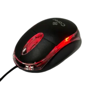 Carez D-1 High Precision Optical USB Wired Mouse, Plug and Play, Smooth Tracking, 3 Buttons, Scroll Wheel, Comfort Grip for Desktop Computer, Laptop, PC, Windows, Mac, Chrome OS
