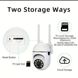 Jooan Indoor Security Camera 1080p, PTZ with Color Night Vision & Motion Tracking