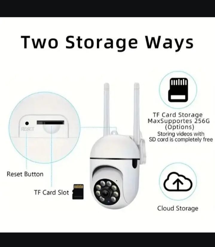 Jooan Indoor Security Camera 1080p, PTZ with Color Night Vision & Motion Tracking