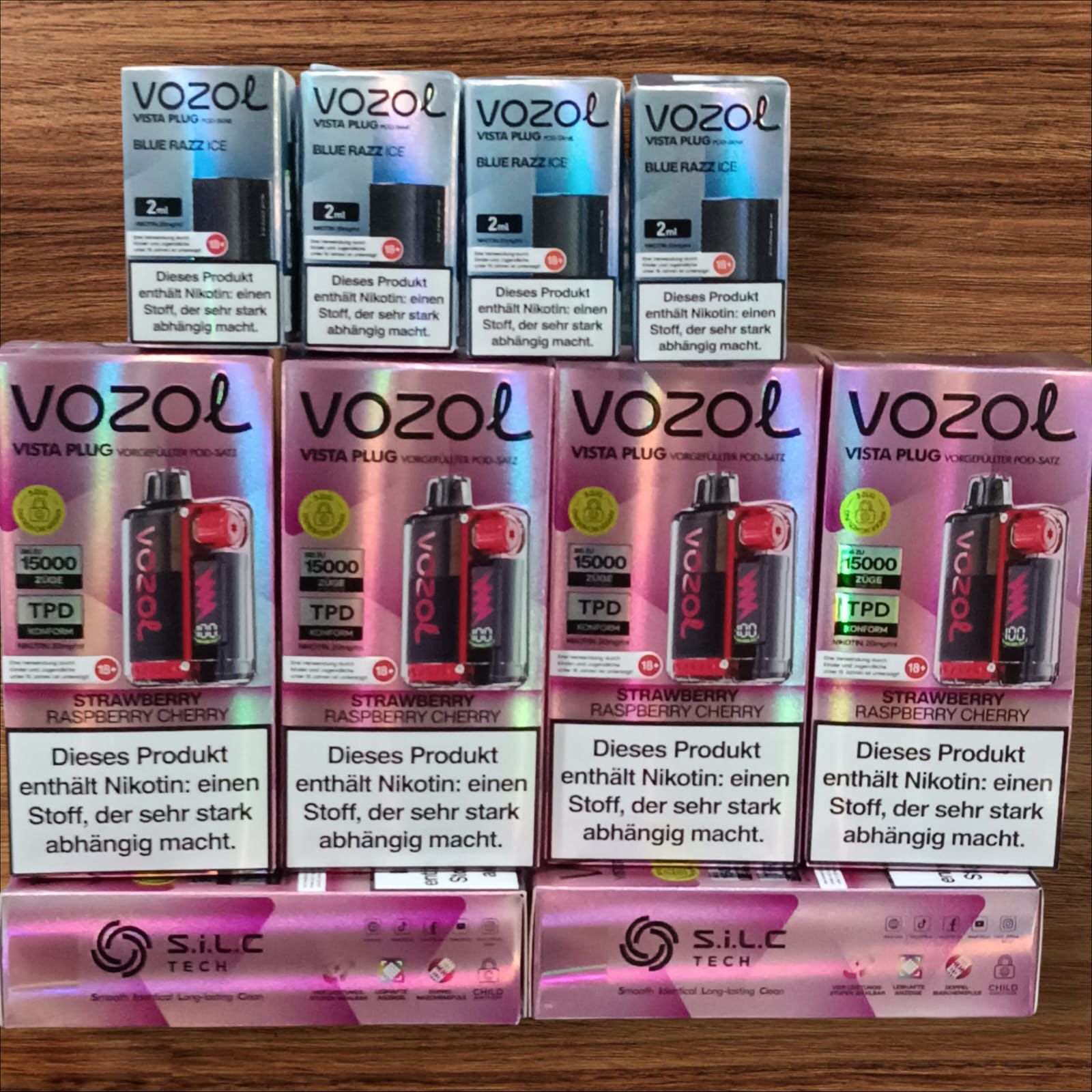 Vozol Refillable Vape Kit, Long-Lasting Battery Vape Pen Starter Kit with Charging Cable - Image 2
