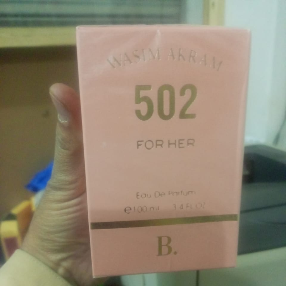 B.502 Wasim Akram Perfume for Her – 100ml Long-Lasting Fragrance | Elegant & Fresh Women’s Perfume - Image 4
