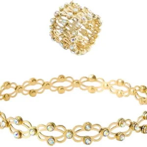 Gold Plated Transformable Ring into Bracelet – 2-in-1 Adjustable Women’s Jewelry | Elegant & Stylish Accessory