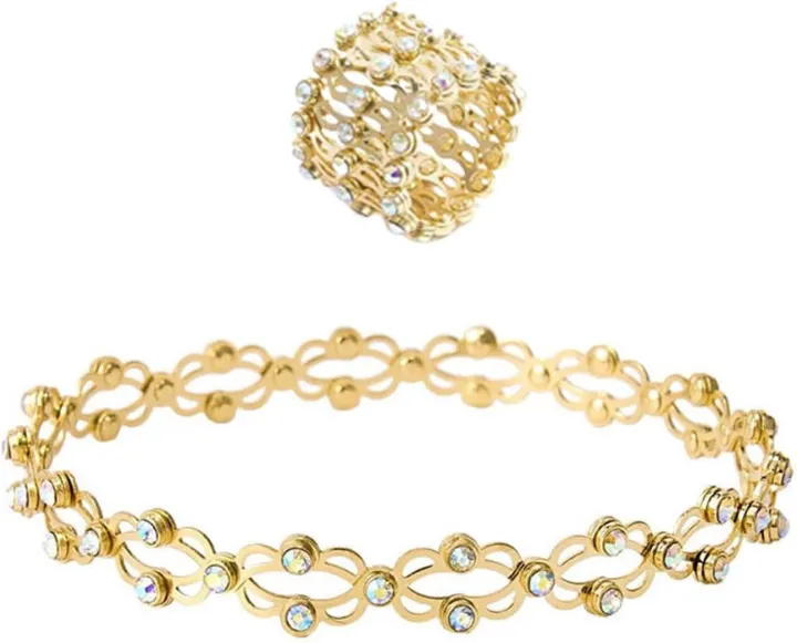 Gold Plated Transformable Ring into Bracelet – 2-in-1 Adjustable Women’s Jewelry | Elegant & Stylish Accessory