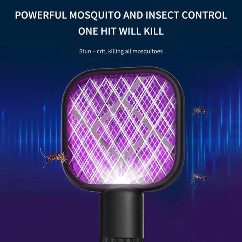 USB Rechargeable Mosquito Killer Racket with UV Light - Image 3
