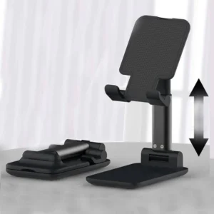 Adjustable Folding Mobile & Tablet Stand – Portable Multi-Angle Desktop Phone Holder for Smartphones & Tablets