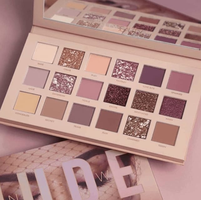 18 Shade Matte Waterproof Nude Eyeshadow Palette | Long Lasting Natural Colors Makeup Kit for Daily & Party Look - Image 3