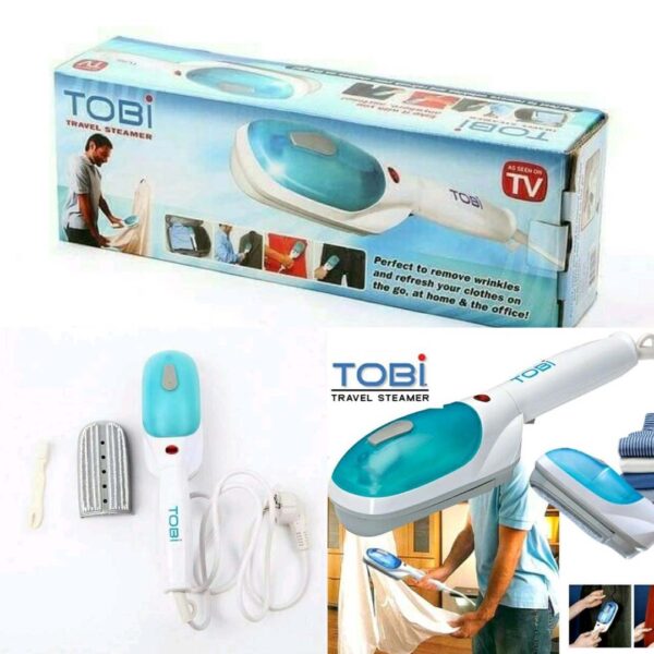 Portable TOBI Steamer Iron – Fast Heat Garment Steam Iron for Clothes, Curtains & Travel Use - Image 3