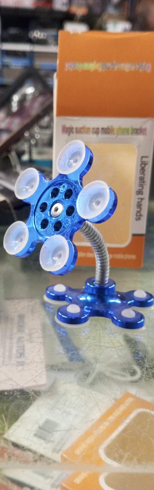 Magic Mobile Holder with Strong Suction Rubber – Random Color - Image 3