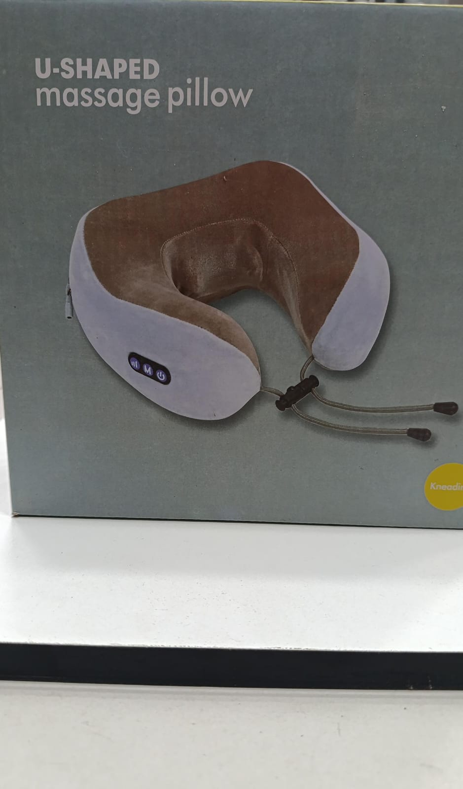 Rechargeable U-Shaped Neck Massager Pillow – Portable Shoulder & Cervical Relaxing Massage - Image 3