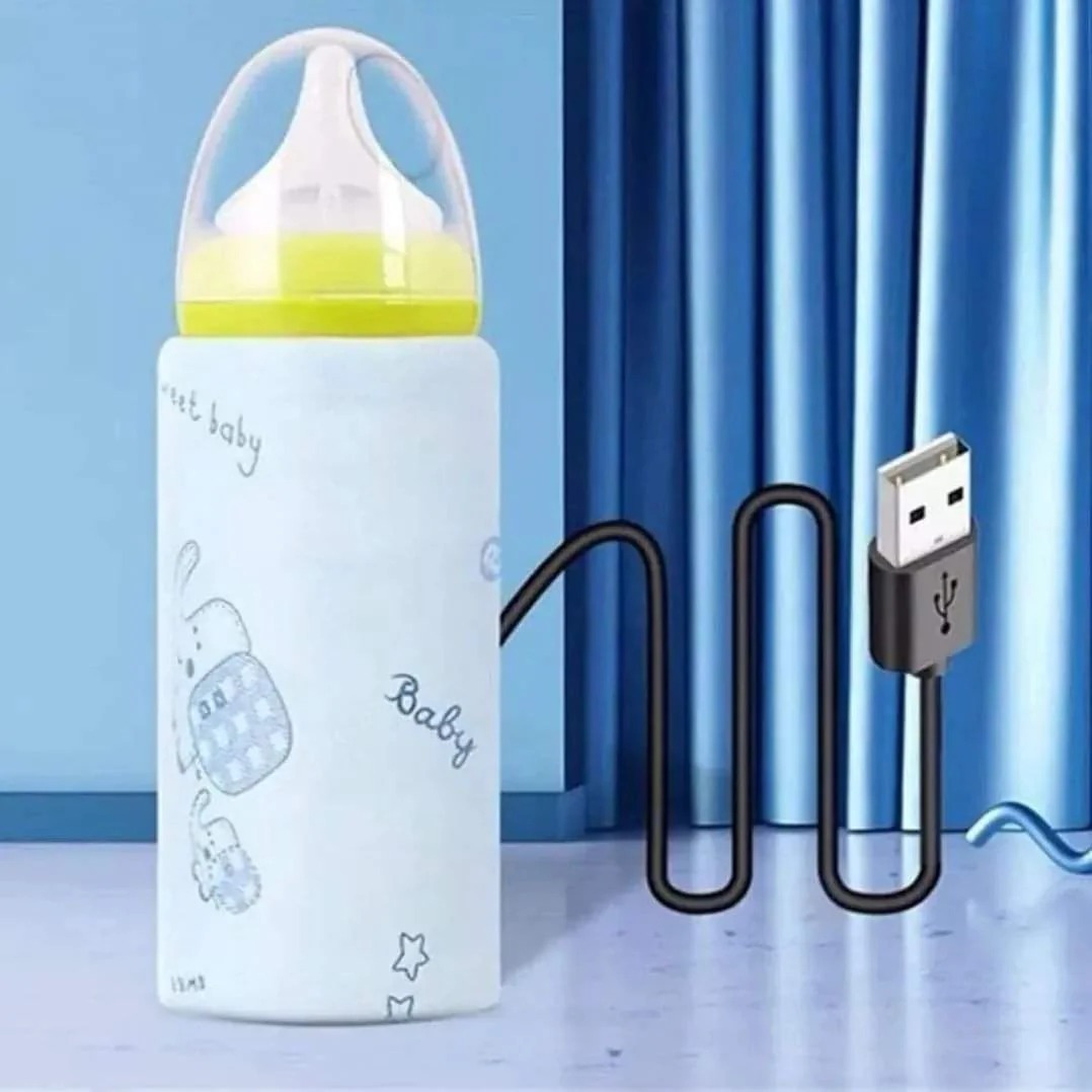Portable USB Feeder Warmer Pouch | 42°C Constant Heating | Easy‑to‑Carry | Random Design - Image 3