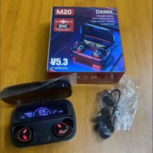M20 TWS Wireless Earbuds Bluetooth 5.3 | Noise Cancelling Earphones with Clear Sound, Comfortable Fit & Portable Charging Case