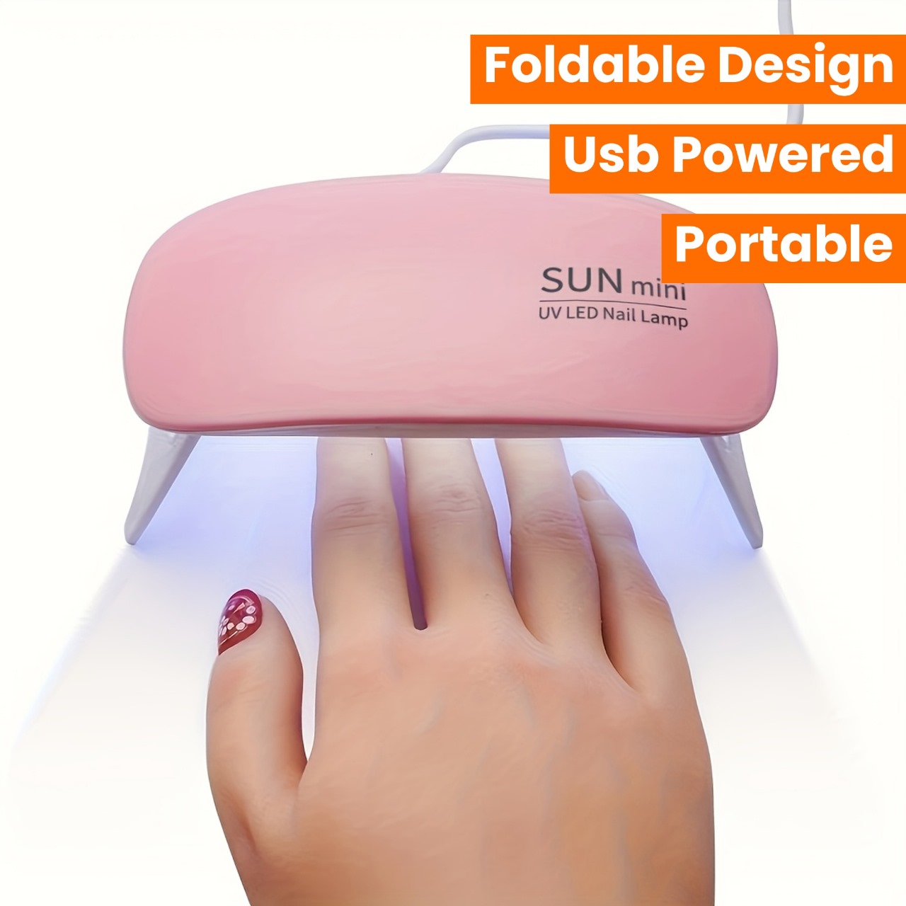 UV Led Lamp For Nails 6W Nail Lamp Light With Timer Mini Premium Quality Smooth Finish Durable Stylish And Compact Design - Image 6