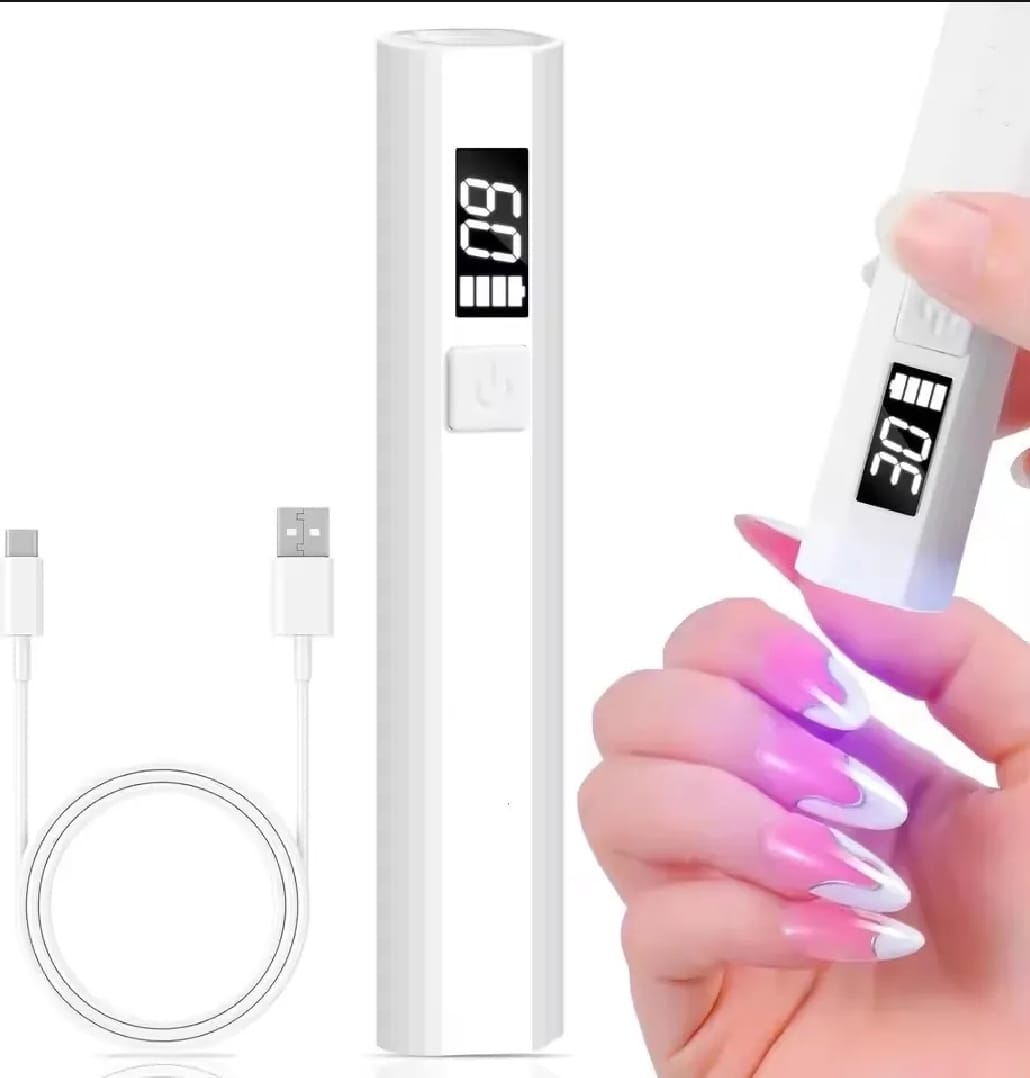 Mini USB Rechargeable UV/LED Nail Lamp – Handheld Flash Cure Dryer