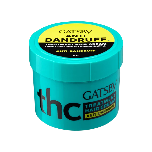 GATSBY Hair Cream (Anti-Dandruff) 125g Long Lasting Moisturizer with Vitamin E & Pro Vitamin B5 - Image 4