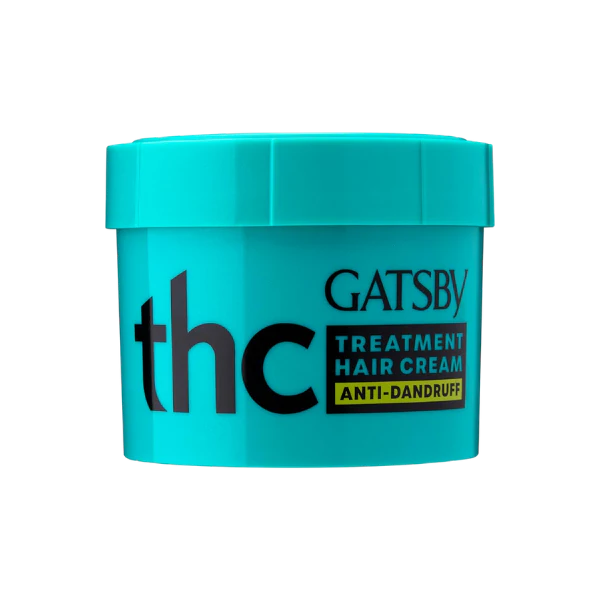 GATSBY Hair Cream (Anti-Dandruff) 125g Long Lasting Moisturizer with Vitamin E & Pro Vitamin B5