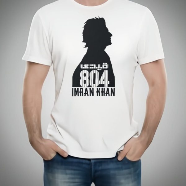 Qaidi 804 Imran Khan Stylish White T-shirt | Best Quality T-shirts For Boys | T-shirt For Men