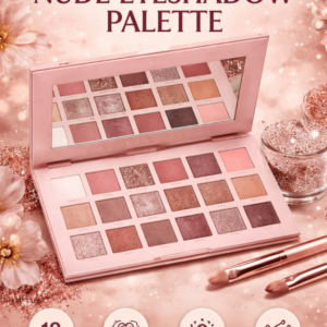 Huda Beauty Nude Eyeshadow Palette | 18 Colors Eyeshadow Palette
