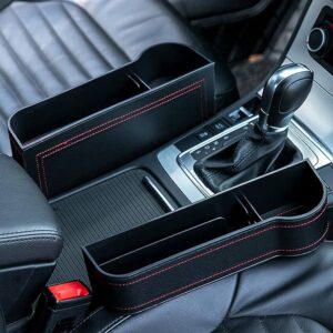 Set of 2 Car Seat Storage Box – Gap Filler Organizer for Phone, Keys & Essentials