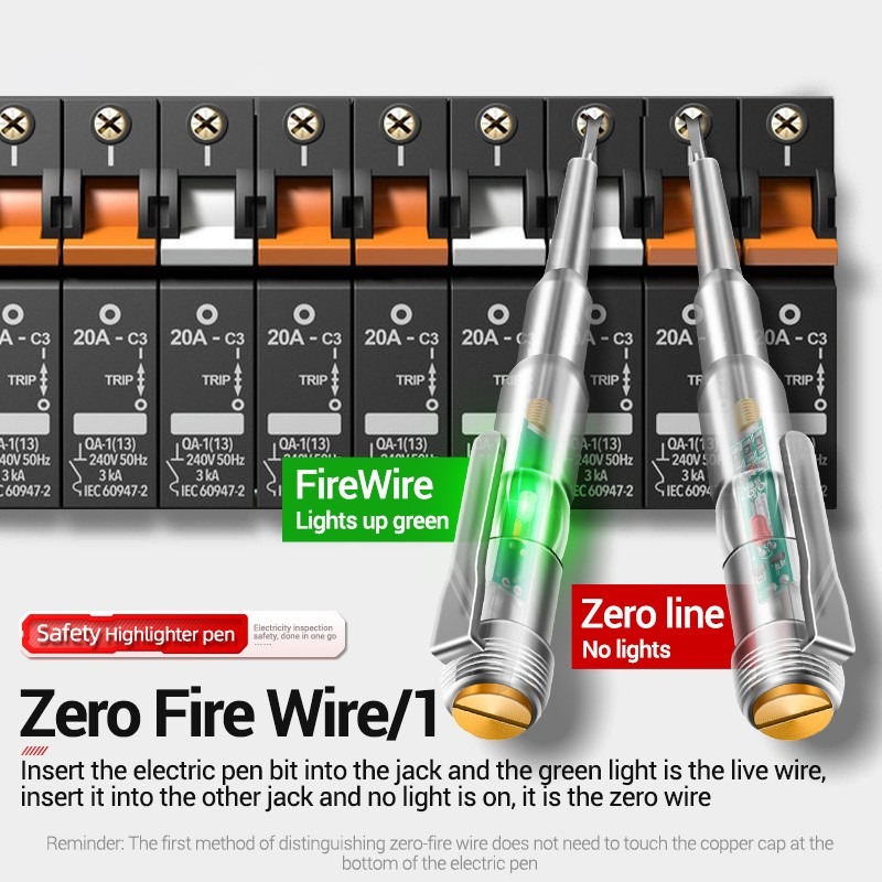 LED Test Pen Intelligent Induction Voltage Detector 24-250V – Non-Contact Electric Tester Screwdriver | Circuit Power Checker Tool - Image 6