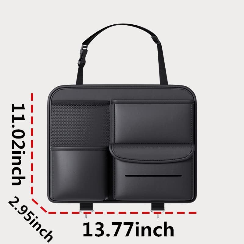 Multifunction Car Seat Organizer | Car Storage Bag for Small Items | Seat Side & Back Storage Pocket | Universal Car Accessories Organizer - Image 4