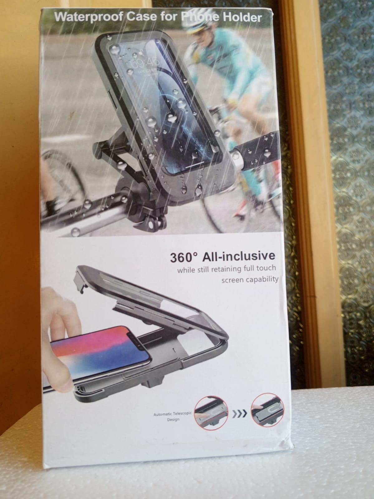 Waterproof Motorcycle & Bicycle Phone Mount Shockproof 360° Adjustable Holder - Image 3