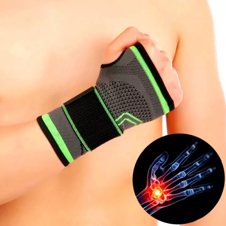 Professional Wrist Support Sleeve Half Finger Wrist Band Palm Support For Sports And Daily Use - Image 3