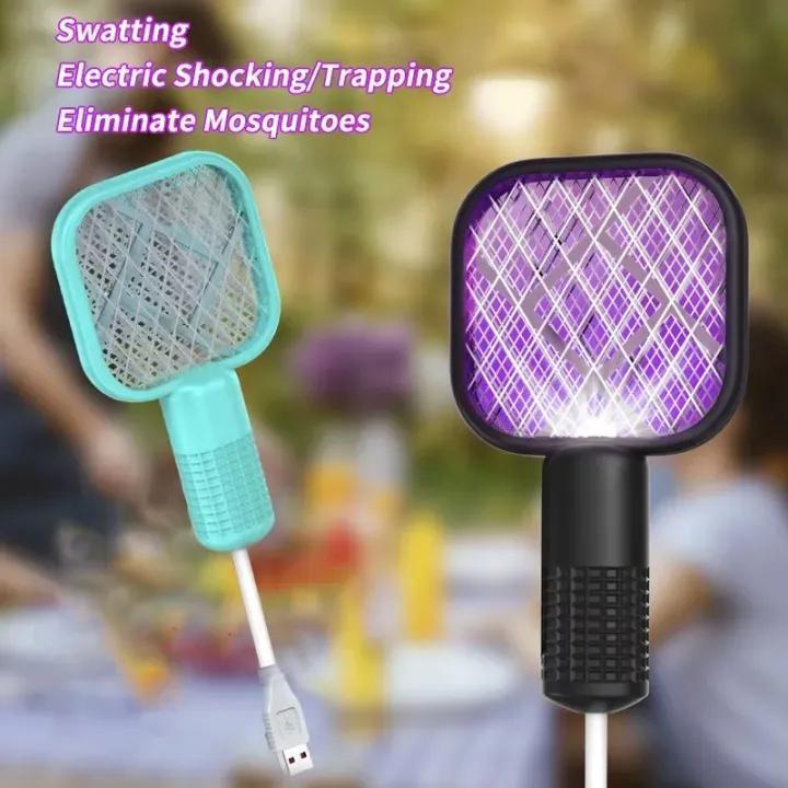Electric Mosquito Swatter White ABS Lightweight Portable - Image 3