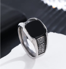 Modern Twilight Sparkle Ring | Elegant Crystal Adjustable Ring for Women | Shiny Fashion Jewelry Gift - Image 4