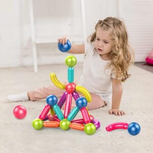 Trader Pakistan 36 Pieces Magnetic Building Blocks STEM Toy for Toddlers age 3 plus