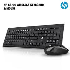 HP CS-700 Wireless Keyboard & Mouse Combo (High Copy) – 2.4GHz Full-Size Silent Keyboard with Ergonomic Mouse | Plug & Play USB Receiver - Image 3