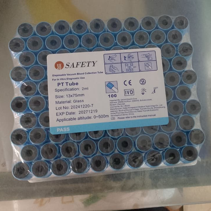100Pcs Safety Blood Collection Tube Durable Quality Reliable Utility Comfortable Use Secure Seal - 2ML - Image 3