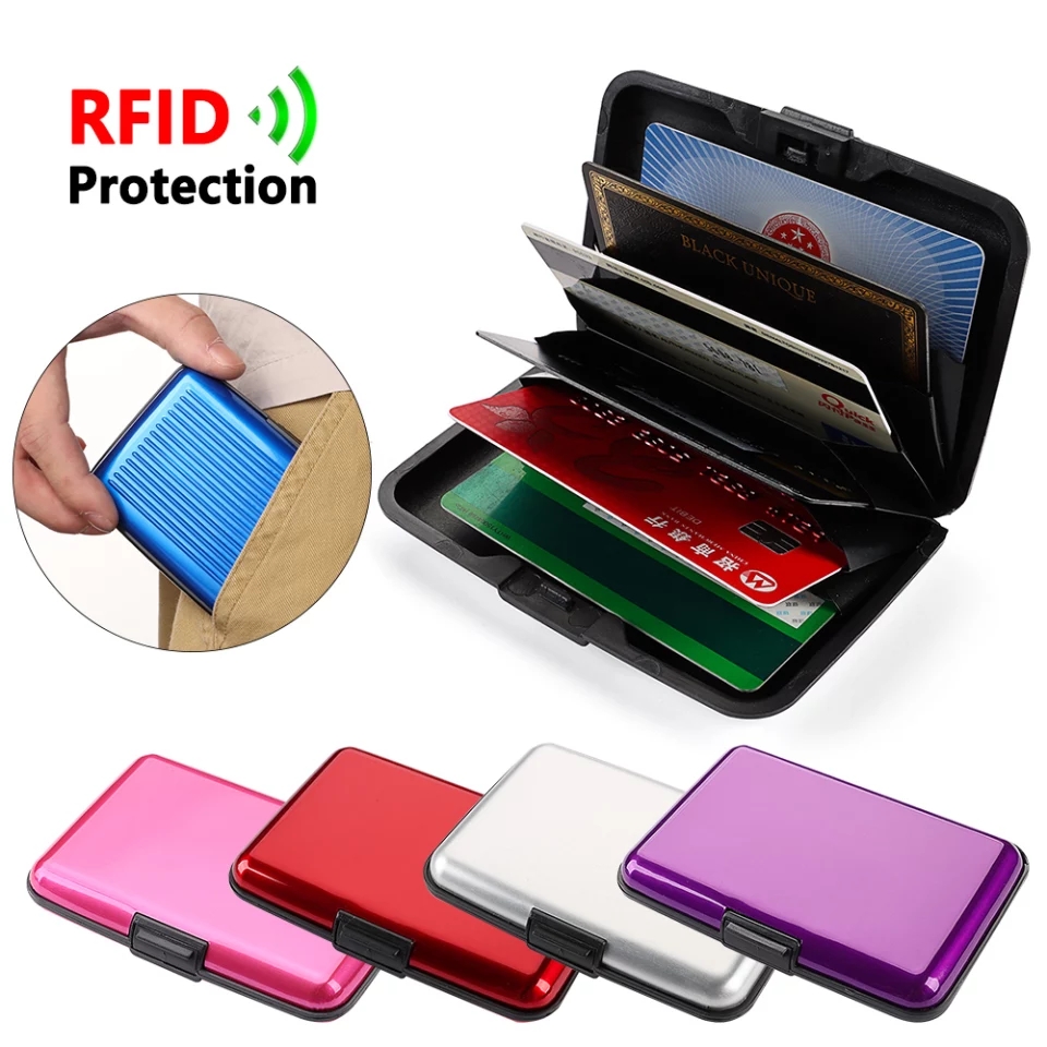 Aluma Wallet Waterproof & Damage-proof Wallet for Men & Women (Random Color) Made in China - Image 2