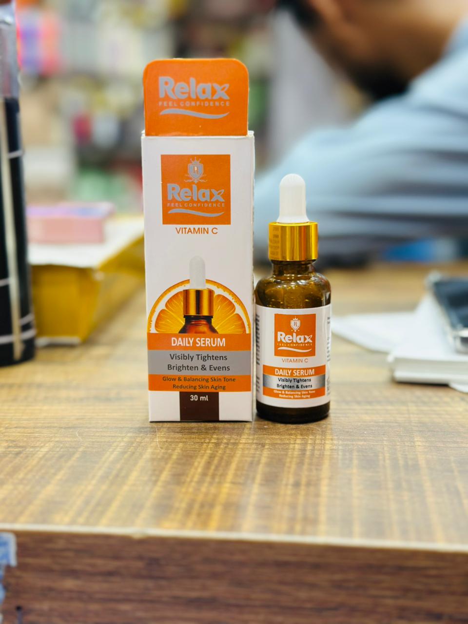 Relax Vitamin C Daily Serum - 30ml | Visibly Brightens, Evens Skin Tone, and Reduces Aging Signs for a Radiant, Youthful Glow - Image 4