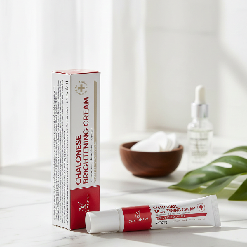 Chalonese Advanced Spot Fading Glow Cream For Radiant Brightening And Even Skin Tone With Daily Care - 20g - Image 3