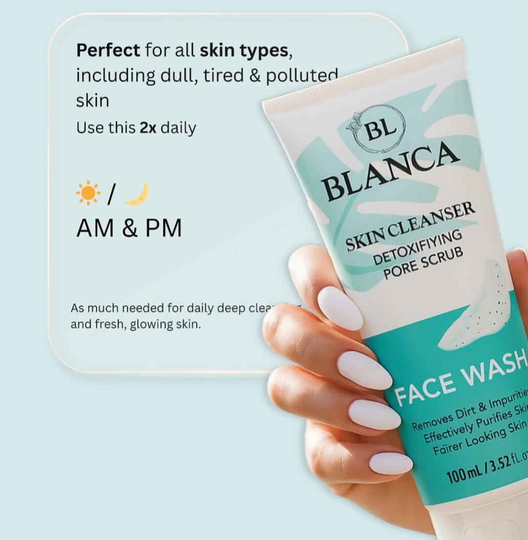 Blanca Skin Cleanser Face Wash 100ml Gentle Daily Cleanser For Clear Smooth And Healthy Skin - Image 2