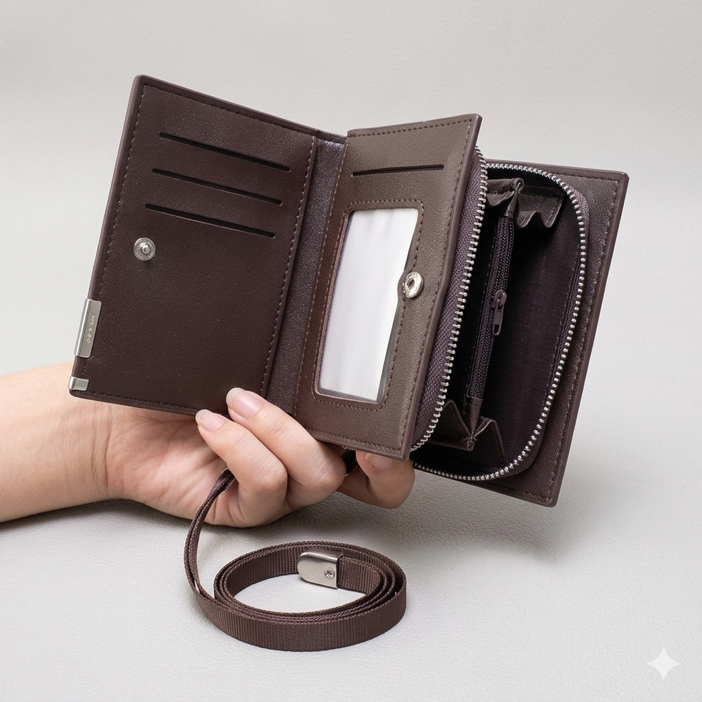 Balebaily Compact Short Wallet - Multi Card Holder with Money Clip & Coin Pocket for Men & Women - Image 3