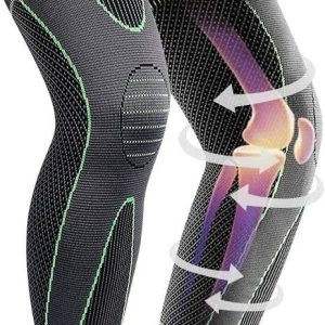 Knee Compression Support Sleeve  Elastic Knee Brace for Pain Relief, Sports Protection & Joint Stability - 1Pc