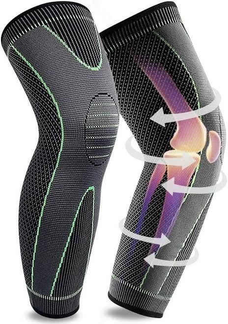 Knee Compression Support Sleeve Elastic Knee Brace for Pain Relief, Sports Protection & Joint Stability - 1Pc
