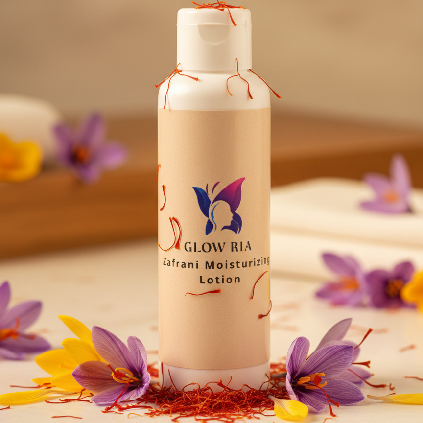 Glow Ria Zafrani Moisturizing Body Lotion Deep Hydration & Natural Glow, 120 ml | 1 Pc - Image 2