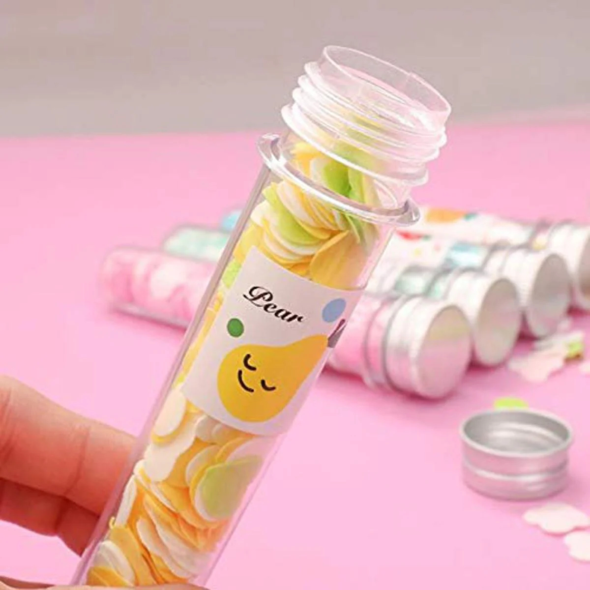 120pcs Disposable Paper Flower Soap Tube Portable Handwash Sheets for Kids & Adults | Travel-Friendly Pocket Soap Flakes