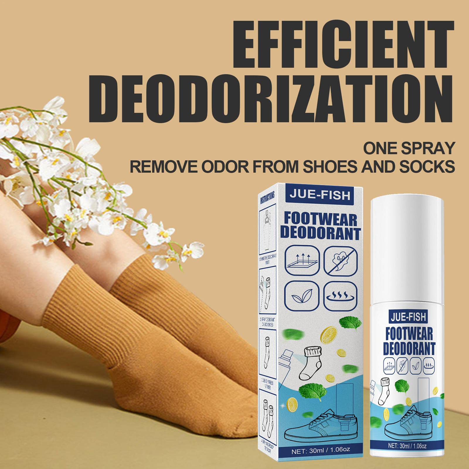 Premium Footwear Deodorant Spray Instant Shoe & Sock Odor Eliminator (30ml) - Image 3