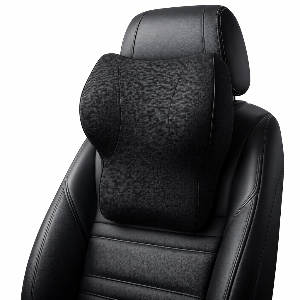 Car Neck Pillow Foam Back Rest Lumbar Cushion - Image 2