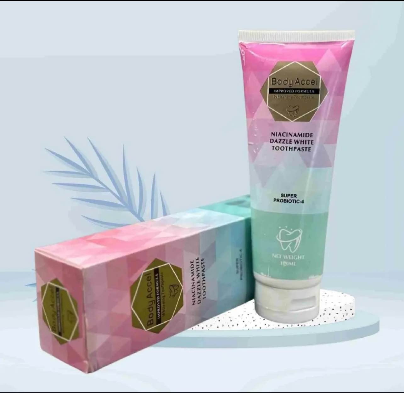Body Accel Whitening Toothpaste Advanced Teeth Whitening & Fresh Breath Formula (100ml) - Image 3