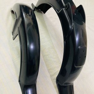 2 Pc Motorcycle Plastic Fender Mudguards Cover Set Best Quality â 70cc Bike â Front & Back