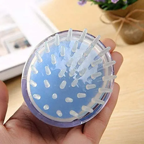 Hair Wash Brush & Scalp Massage Comb Anti-Dandruff Silicone Shampoo Brush | Deep Scalp Cleanser, Hair Growth Massager, Anti-Itch & Anti-Hair Fall Tool | Random Color - Image 3